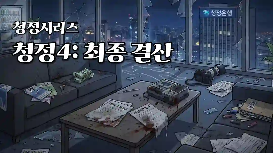 청정4: 최종 결산 포스터
