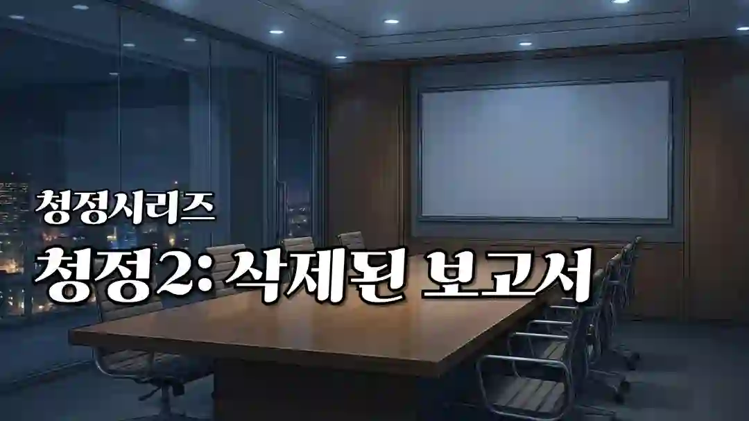 청정2: 삭제된 보고서 포스터