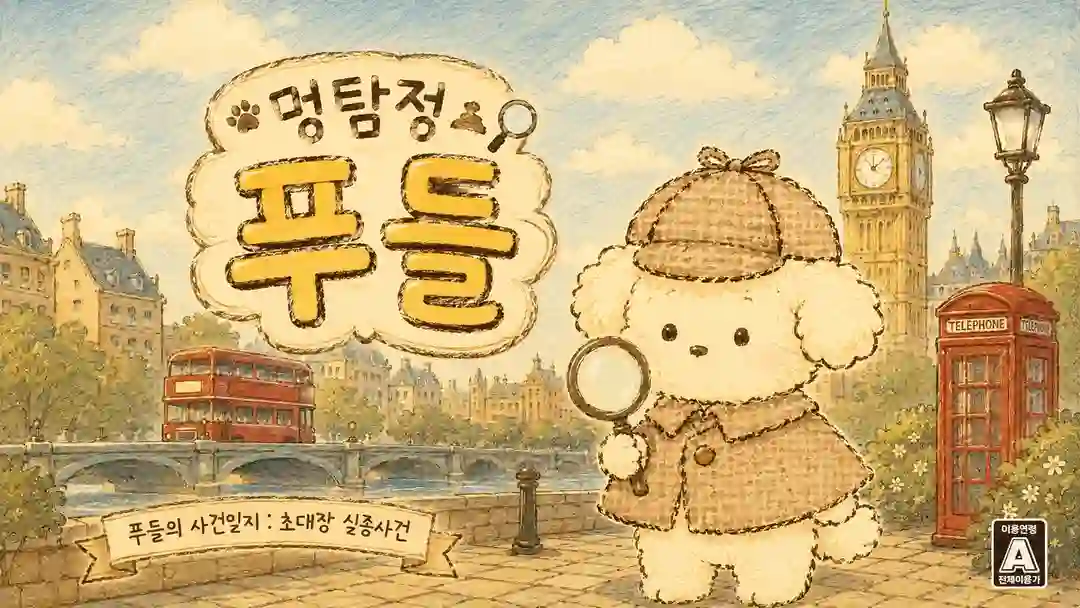 멍탐정 푸들 : 사라진 초대장을 찾아서 포스터